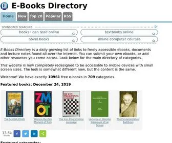 E-Booksdirectory.com(E-Books Directory) Screenshot