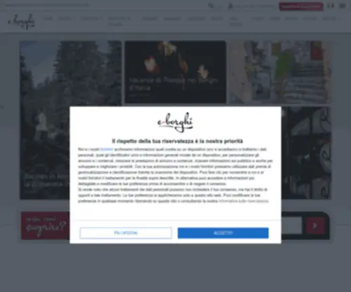 E-Borghi.com(E Borghi) Screenshot