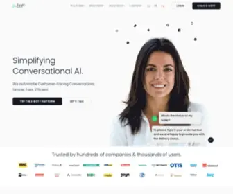 E-Bot7.com(The Conversational AI Customers Love) Screenshot