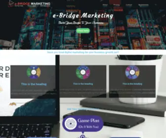 E-Bridgemarketing.com(Marketing Agency) Screenshot