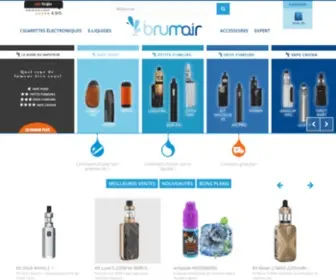 E-Brumair.com(Meilleur e liquide et cigarette electronique en vente) Screenshot