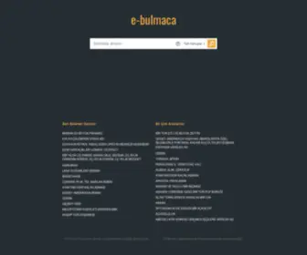 E-Bulmaca.com(Bulmaca Sözlüğü) Screenshot