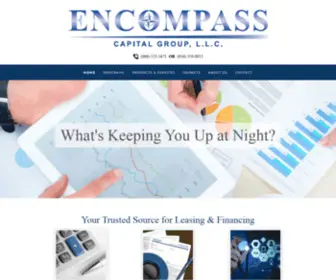 E-Capgroup.com(Equipment Leasing) Screenshot