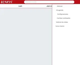 E-Cards.com.mx(Tarjetas de presentacion Inteligentes) Screenshot