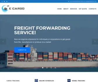 E-Cargogroup.com(E-Cargo Group Services) Screenshot