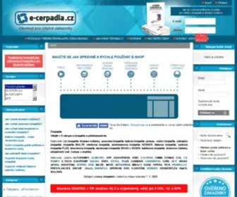 E-Cerpadla.cz(M a zahradu) Screenshot