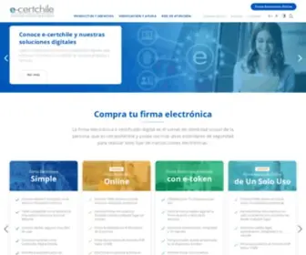E-Certchile.cl(Soluciones Digitales) Screenshot
