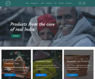 E-Chauraha.com(Handmade products directly from NGOs and women groups) Screenshot