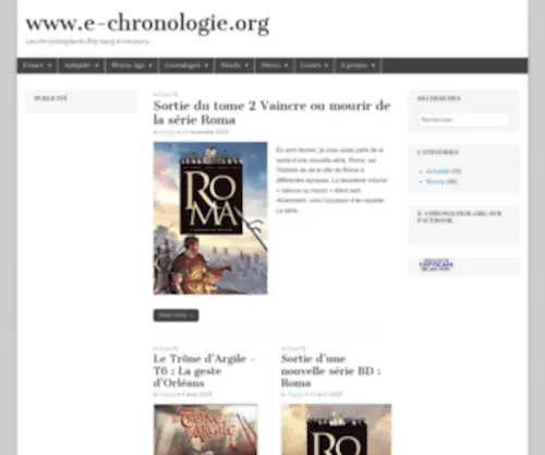 E-Chronologie.org(E Chronologie) Screenshot