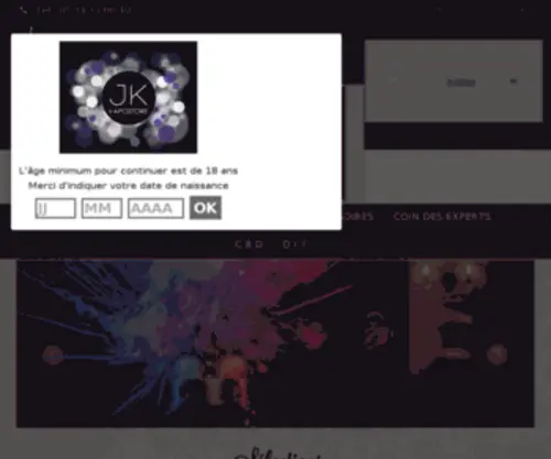 E-Cigarette-JK-VapoStore.com(JK vapostore cigarette électronique et e) Screenshot