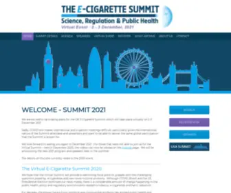 E-Cigarette-Summit.com(E Cigarette Summit) Screenshot