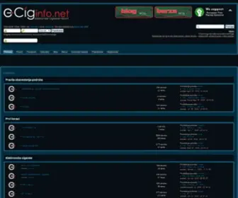 E-Ciginfo.net(Elektronske cigarete) Screenshot