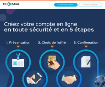E-Cihbank.ma(E Cihbank) Screenshot