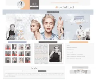 E-Clarke.net(Emilia Clarke France) Screenshot