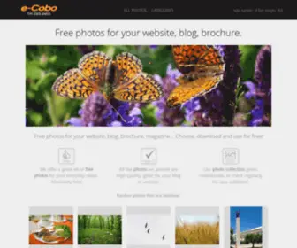 E-Cobo.com(Free photos for your website) Screenshot