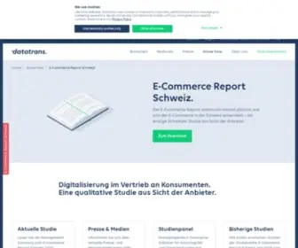 E-Commerce-Report.ch(Commerce Report Schweiz) Screenshot
