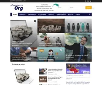 E-Commerce.org.br(Tudo sobre comércio eletrônico) Screenshot
