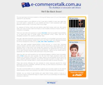 E-Commercetalk.com.au(E-Commerce Talk Forums Australia) Screenshot