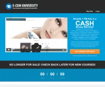 E-Comuniversity.com(E-Com University) Screenshot