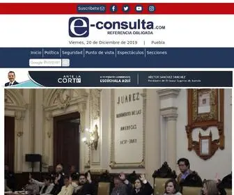 E-Consulta.com(Periódico Digital de Noticias de Puebla) Screenshot