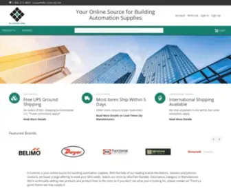 E-Controls.net(Your Online Source for Building Automation Supplies) Screenshot