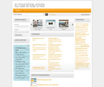 E-Corsica.com(E Corsica) Screenshot