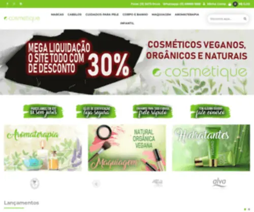 E-Cosmetique.com.br(E Cosmetique) Screenshot
