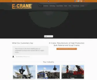 E-Crane.com(E Crane) Screenshot