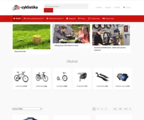 E-CYklistika.cz(Váš průvodce světem elektrokol) Screenshot