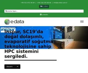 E-Data.com.tr(E-Data Teknoloji Pazarlama Ltd) Screenshot