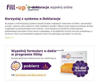 E-DeklaracJe.info.pl(Wypełnij i wysyłaj on) Screenshot