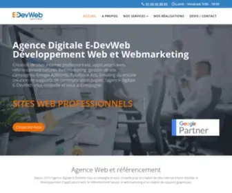 E-DevWeb.com(Agence WebMarketing Paris E) Screenshot