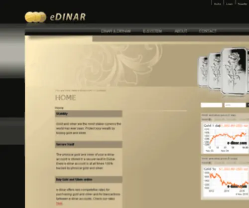 E-Dinar.com(E Dinar) Screenshot