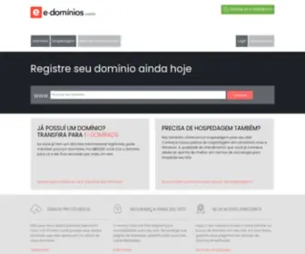 E-Dominios.com.br(Registre seu domínio) Screenshot