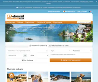 E-Domizil.fr(Appartements de vacances et maisons de vacances) Screenshot