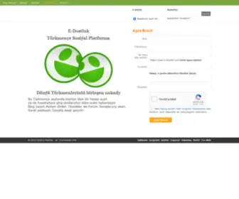 E-Dostluk.com(Turkmenistan) Screenshot