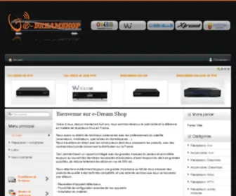 E-Dreamshop.com(Bienvenue sur e) Screenshot