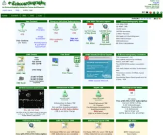 E-Echocardiography.com(E Echocardiography) Screenshot