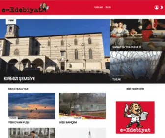 E-Edebiyat.com(Yazarlık ve Edebiyat Gazetesi) Screenshot