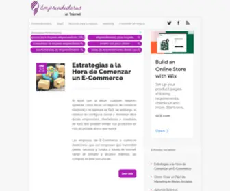 E-Emprendedoras.es(Mujeres emprendedoras) Screenshot