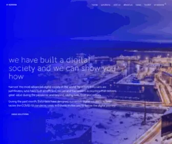 E-Estonia.com(We have built a digital society and we can show you how) Screenshot