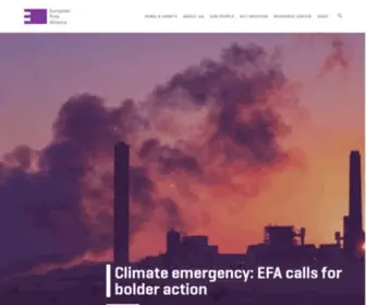 E-F-A.org(The European Free Alliance (EFA)) Screenshot
