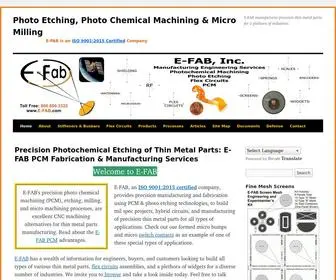 E-Fab.com(E-Fab, Inc) Screenshot