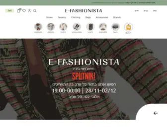 E-Fashionista.com(Buy X Sell Join and be part of sustainable fashion) Screenshot