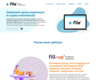 E-File.pl(Aplikacje biznesowe i dedykowane) Screenshot