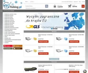 E-Fishing.pl(Internetowy sklep wędkarski) Screenshot