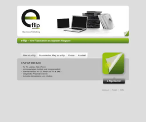E-Flip.at(Electronic publishing) Screenshot