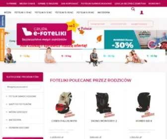 E-Foteliki.pl(Foteliki samochodowe dla dzieci) Screenshot