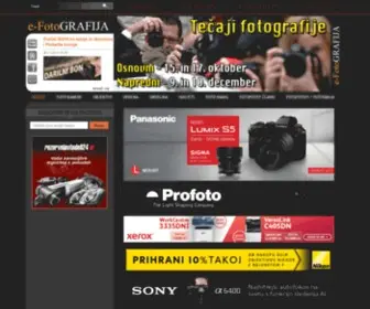 E-Fotografija.si(Prva stran) Screenshot