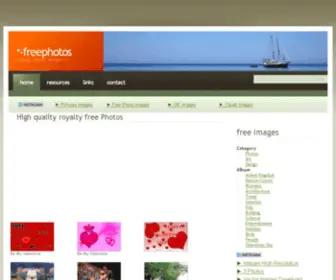 E-Freephotos.com(Download Free High Resolution Photography) Screenshot